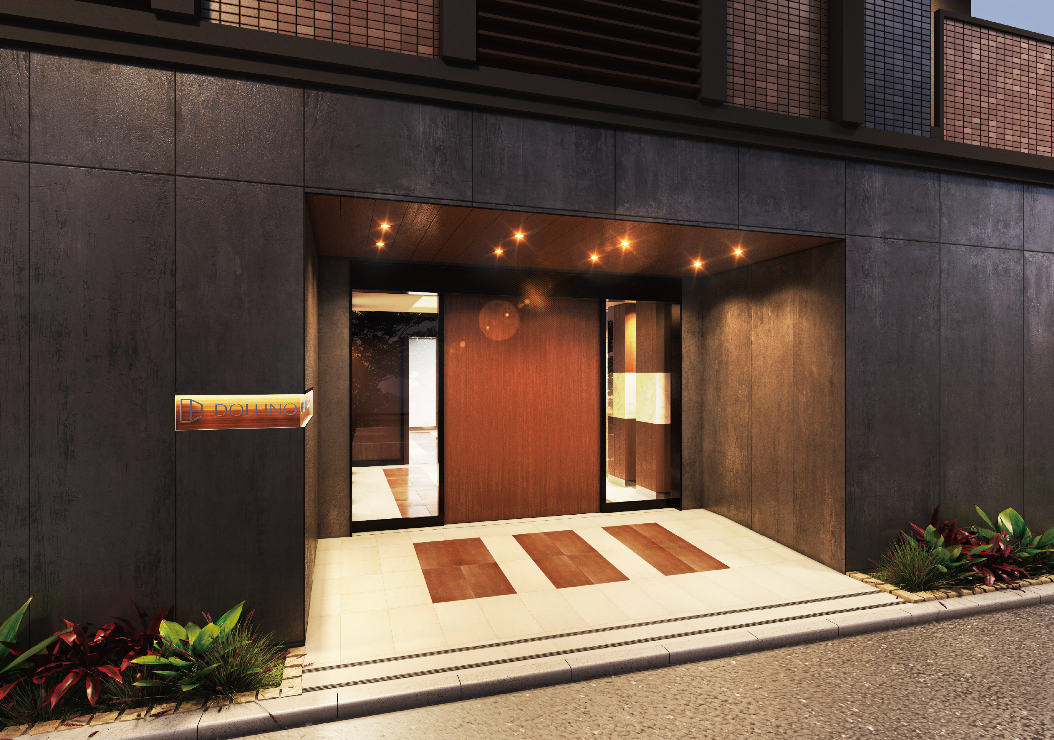 エントランスアプローチ完成予想CG