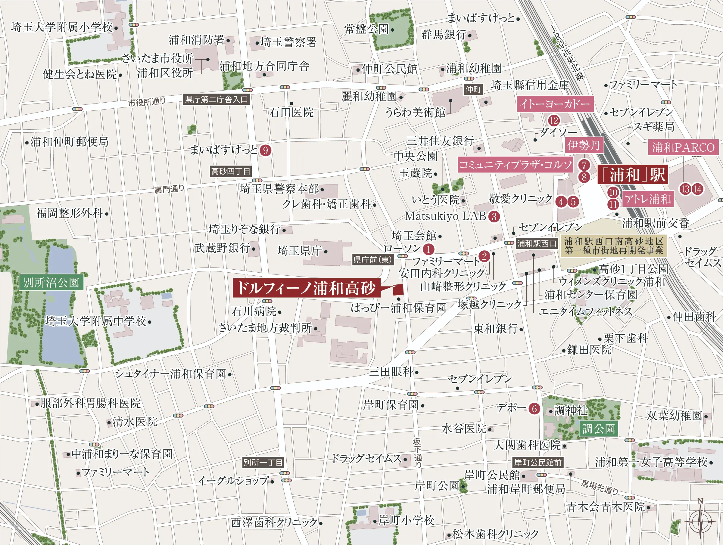 商業施設マップ